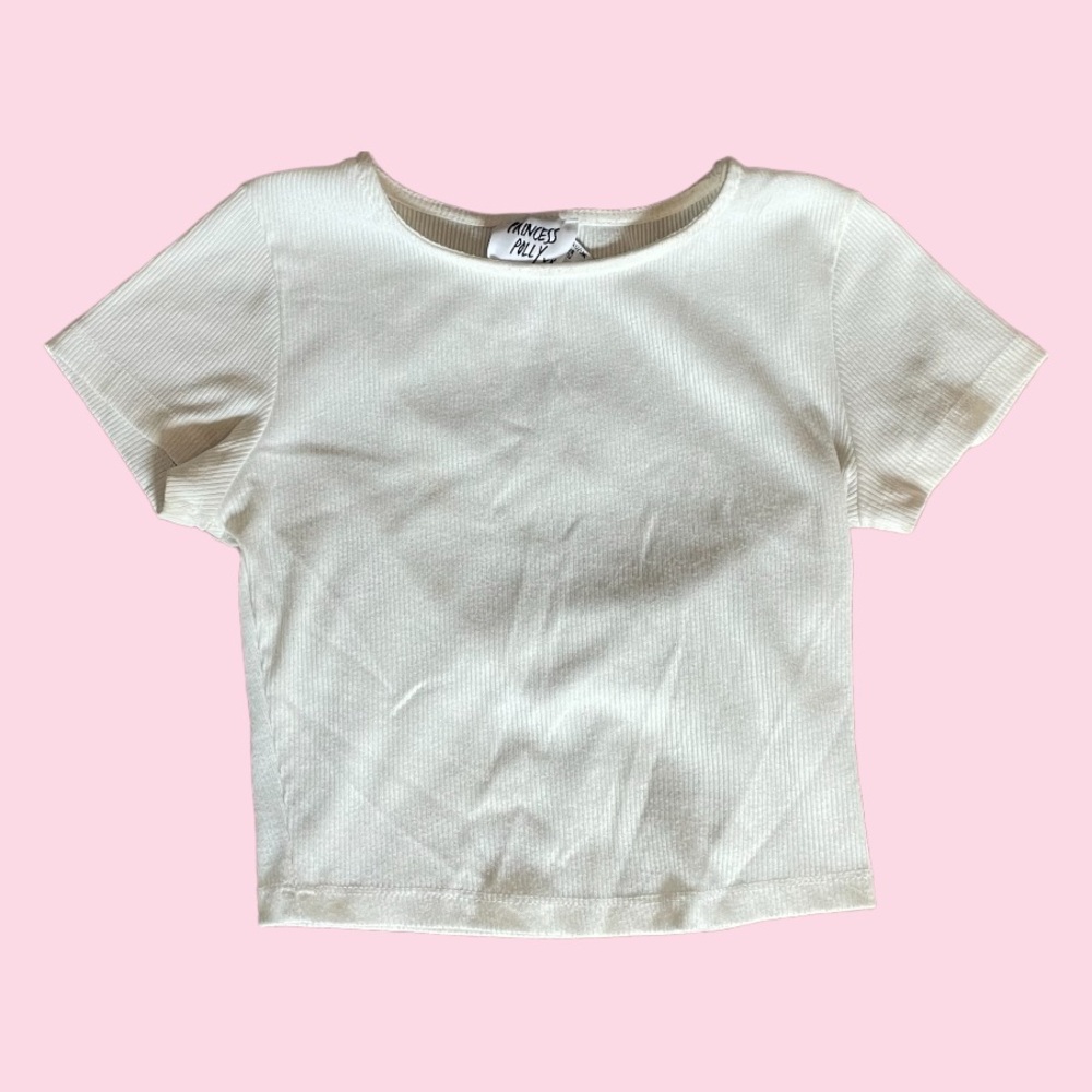 White Princess Polly Top